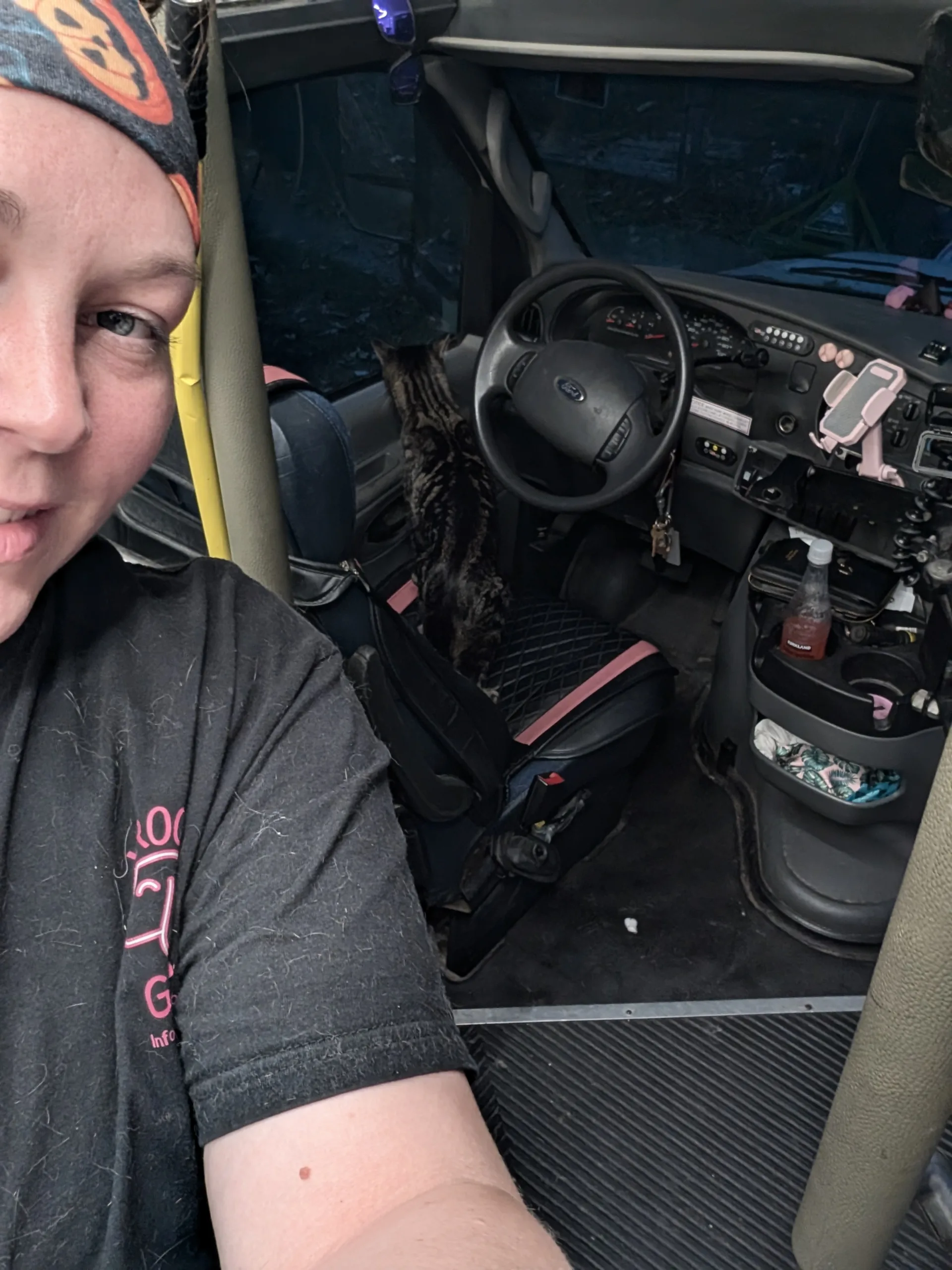 🐾 Cat Cameo in the Mobile Unit! 🐾