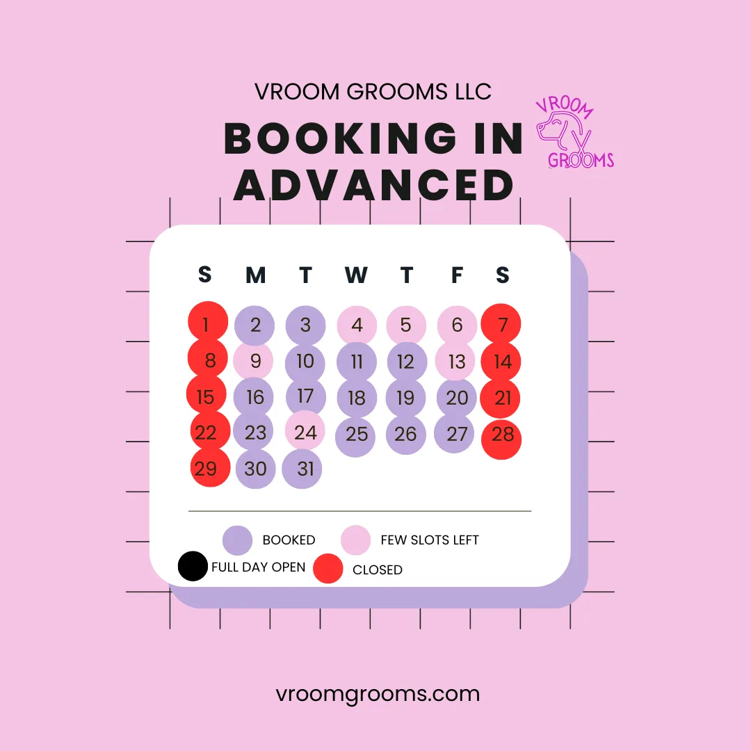 🐾✂️ Plan Ahead: Book Your Grooming Appointments Now! ✂️🐾